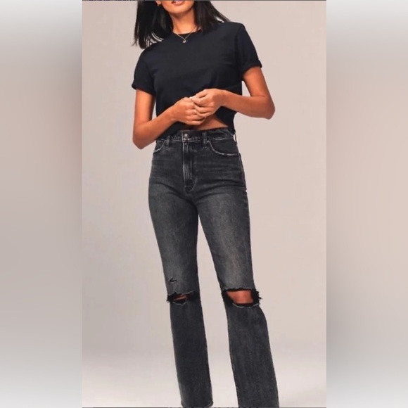 Abercrombie & Fitch Denim - A&F The Ankle Straight Ultra High Rise